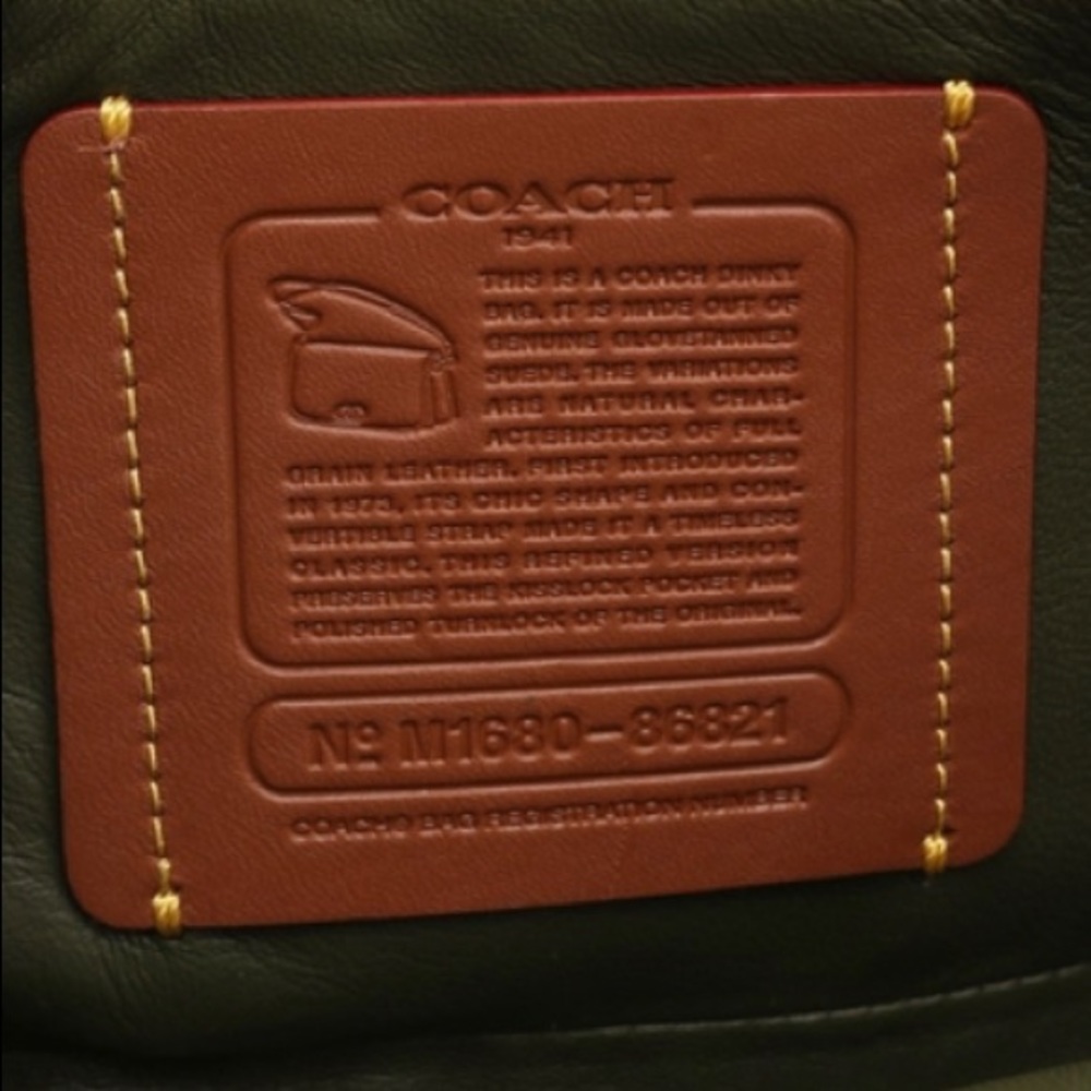 ⛔️SOLD⛔️Authentic Coach Fringe suede leather Crosb - Picture 6 of 9